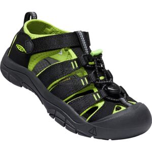 Dětské sandály Keen NEWPORT H2 YOUTH black/lime green Velikost: 34