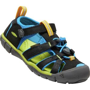 Dětské sandály Keen Seacamp II CNX CHILDREN black/brilliant blue Velikost: 30