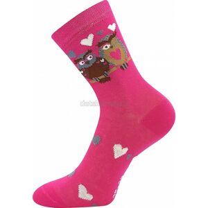 Ponožky Boma 057-21-43 Zamilované sovy Velikost: 25-29