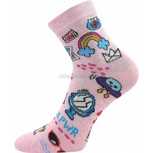 Ponožky Lonka Dedotik Funny růžová Velikost: 35-38