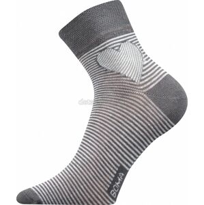 Ponožky Boma Jana 25 pruhy šedá Velikost: 35-38