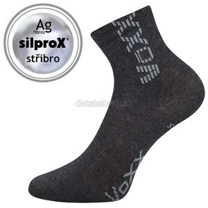 Dětské ponožky VoXX Adventurik tmavě šedá melé Velikost: 35-38