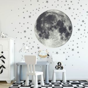 INSPIO samolepky na zeď - Měsíc s hvězdami