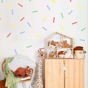INSPIO samolepky do dětského pokoje - Pestrobarevné konfety