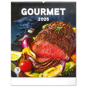 NOTIQUE Nástěnný kalendář Gourmet 2025, 48 x 56 cm