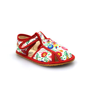 Baby Bare Shoes bačkory Baby bare White Folklore Velikost boty (EU): 32, Vnitřní délka boty: 206, Vnitřní šířka boty: 81