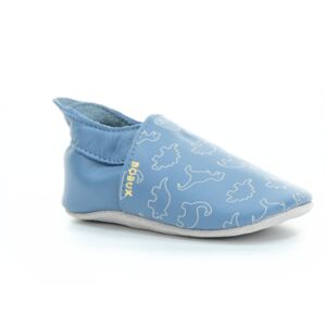 capáčky Bobux Dino Blue (soft sole) Velikost boty (EU): 20, Vnitřní délka boty: 125, Vnitřní šířka boty: 59
