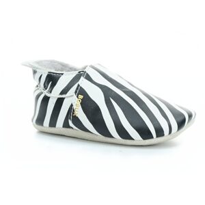 capáčky Bobux Zebra Print White (soft sole) Velikost boty (EU): 22, Vnitřní délka boty: 139, Vnitřní šířka boty: 61