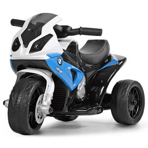 Mamido Mamido Dětská elektrická motorka BMW S1000RR tříkolka modrá