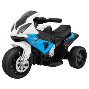 mamido Dětská elektrická motorka BMW S1000RR tříkolka modrá