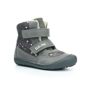 D.D.Step W063-333 tmavě šedé zimní barefoot boty Velikost boty (EU): 28, Vnitřní délka boty: 180, Vnitřní šířka boty: 71