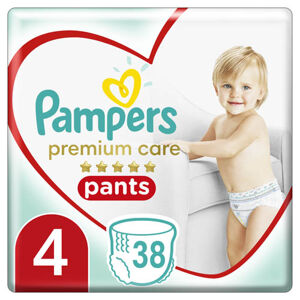 Pampers Premium Care Pants Value Pack Plenkové kalhotky vel. 4 (38 ks)
