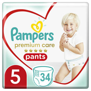Pampers Premium Care Pants Value Pack Plenkové kalhotky vel. 5 (34 ks)