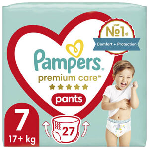 Pampers Premium Care Value Pants Pack Plenkové kalhotky vel. 7 (27 ks)