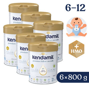 6x Kendamil Premium 2 HMO+ (800 g)