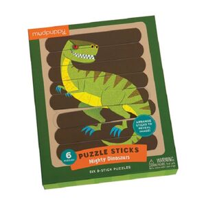 Mudpuppy Puzzle Sticks - Dinosauři (24 dílků)