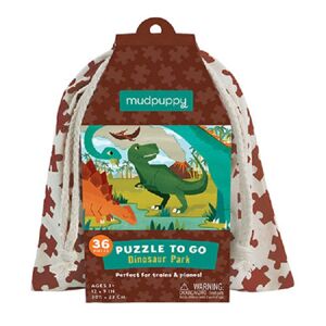 Mudpuppy Puzzle na cesty - Dinosauří park (36 dílků)