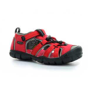 Keen Seacamp II Racing Red/Gargoyle (CNX) barefoot sandály Velikost boty (EU): 33, Vnitřní délka boty: 200, Vnitřní šířka boty: 78