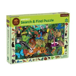 Mudpuppy Puzzle hledej a najdi - Deštný prales (64 dílků)