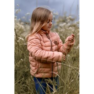 Mikk-Line dětská prošívaná bunda/vesta 16734 - Tawny Brown Velikost: 140 větruvzdorná, reflexní prvky