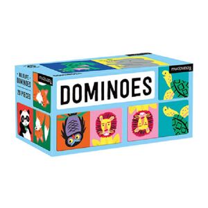Mudpuppy Domino - Divoký život (28 dílků)