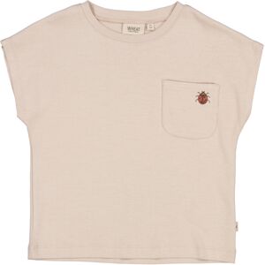 Wheat dívčí tričko Ladybug 0083 - pale lilac Velikost: 104 Biobavlna
