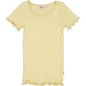 Wheat dívčí tričko s krajkou 0051 - yellow dream Velikost: 140 Biobavlna, modal