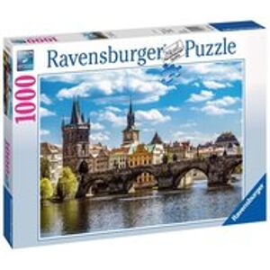 Puzzle Ravensburger Praha: Pohled na Karlův most 1000 dílků