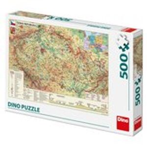 Dino puzzle Mapa české republiky 500D