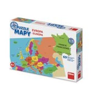 Dino puzzle Mapy Evropa 69D