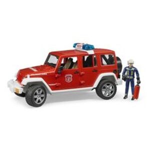 Bruder 2528 Jeep Wrangler Rubicon hasiči s figurkou