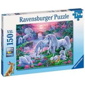 Ravensburger puzzle Jednorožci při západu slunce 150 XXL dílků