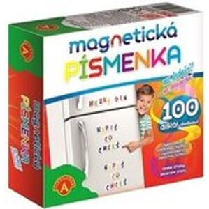 Alexander Magnetická písmenka na lednici 100 dílků v krabici