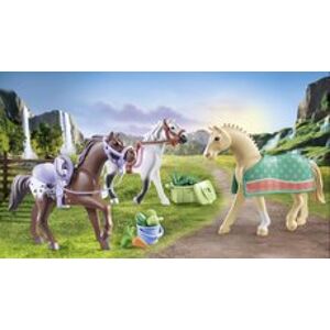 Playmobil 71356 3 koně: Morgan, Quarter Horse a Shagya Arabian