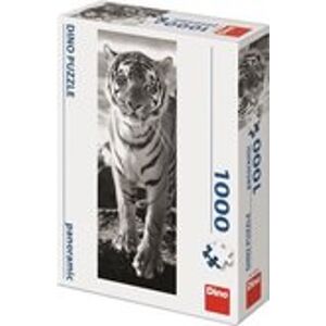 Dino puzzle 1000 Černo-bílý tygr