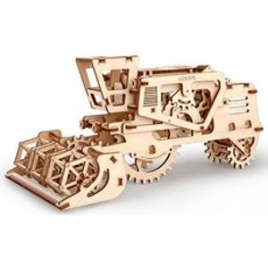 Ugears 3D dřevěné mechanické puzzle Kombajn