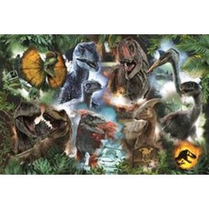 Trefl Puzzle 300 - Oblíbení dinosauři