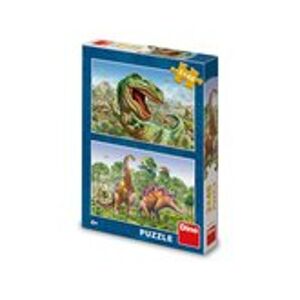 Dino Souboj dinosaurů 2x48 dílků