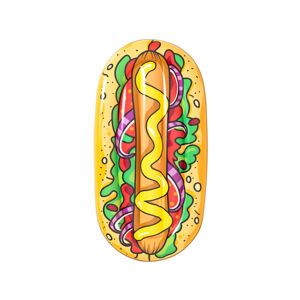Nafukovací lehátko Hot Dog, 190x109 cm. Bestway 43248