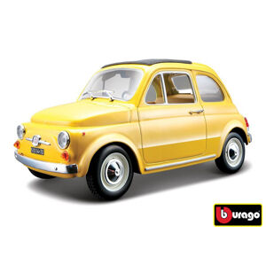 Bburago 1:24 Fiat 500 F 1965 žlutá 18-22098