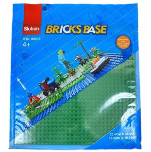 Sluban Bricks Base M38-B0833C Základní deska 25.6 x 25.6 cm zelená