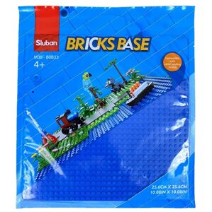 Sluban Bricks Base M38-B0833E Základní deska 25.6 x 25.6 cm modrá