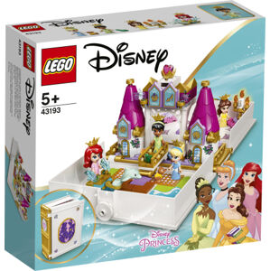 LEGO 43193 Disney Princess Ariel, Kráska, Popelka a Tiana a jejich pohádková kniha dobrodružství