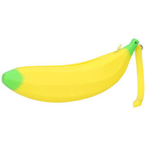 Silikonový penál etue 21,4x10 cm - Banán