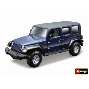 Bburago 1:32 Jeep Wrangler Unlimited Rubicon - metalic blue