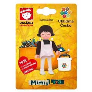 Igráček Mimi a Líza - limitovaná edice Uklízej s Igráčkem - holčička Mimi s kyblíkem