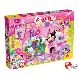 Minnie a Daisy puzzle 60 oboustranné 50x35 cm - II. jakost