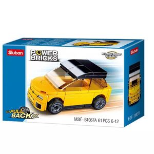Sluban Power Bricks M38-B1067A Natahovací vůz žlutý