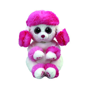 Ty Beanie BelliesHEARTLY, 15 cm - pink/white poodle (3)