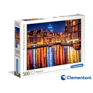 Clementoni - Puzzle 500 Amsterdam - II. jakost